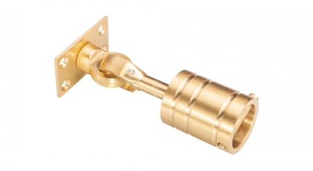 24mm Brass Hook & Eye on Plate